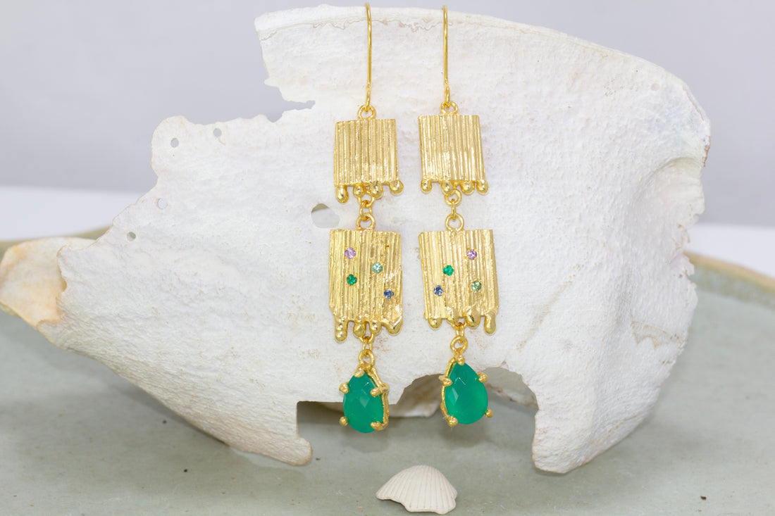 Bespoke earrings created for Derry Girls star Saoirse-Monica Jackson