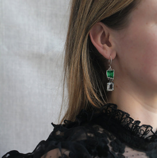 Emerald Lagoon earrings